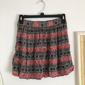 Tribal print skirt